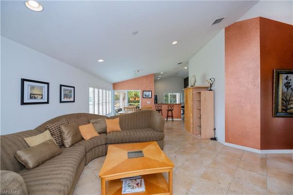 Interior, Living room, Recessed Lighting