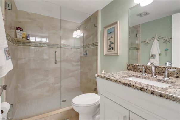 Bathroom, Glass Shower, Interior