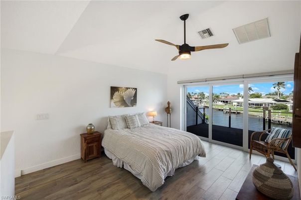 Bedroom, Interior, Water, Wood Texture Flooring