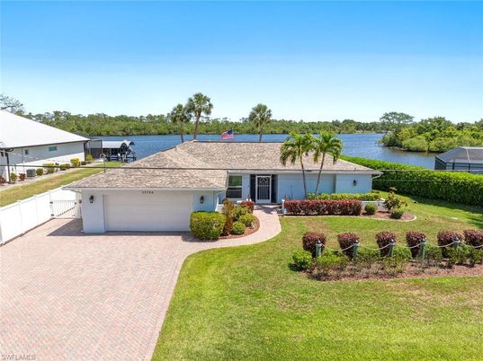 Attached, Backyard, Exterior, Facade, Water, Ranch