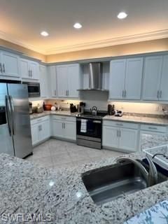 Interior, Kitchen, Recessed Lighting, Stainless Steel Appliances