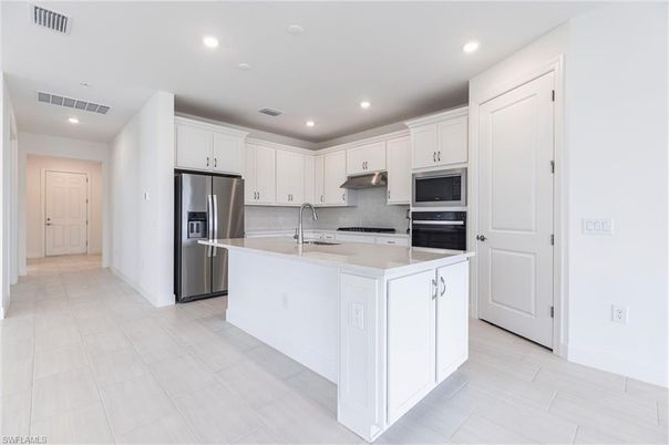 Interior, Kitchen, Recessed Lighting, Stainless Steel Appliances