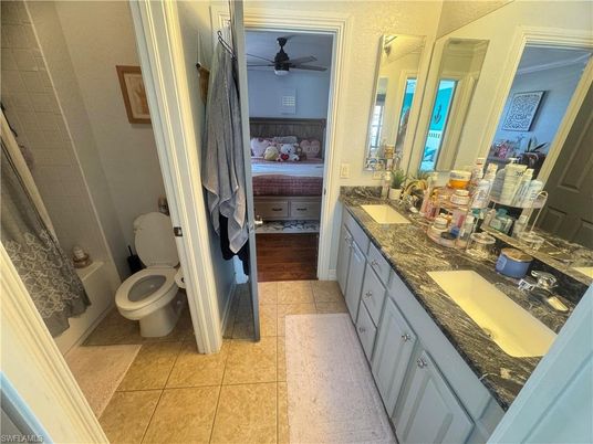 Bathroom, Bedroom, Dual Sink Vanities, Interior, Wood Texture Flooring