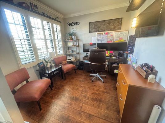 Home Office, Interior, Wood Texture Flooring