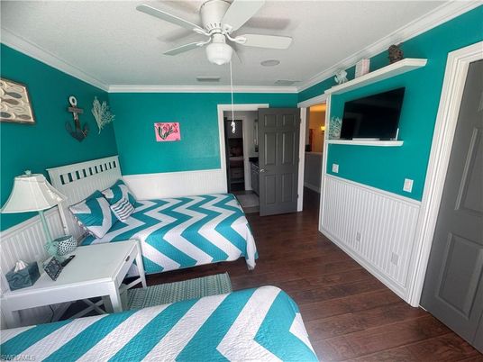 Bedroom, Interior, Wood Texture Flooring