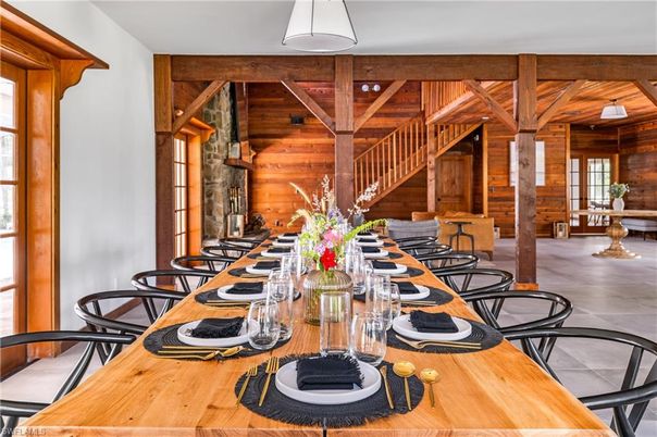 Dining room, Interior, Wooden Beams, Wooden Ceilings, Wooden Walls
