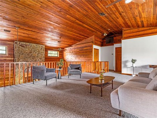 Interior, Living room, Wooden Ceilings, Wooden Walls