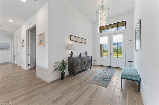 Interior, Pendant Lights, Recessed Lighting, Wood Texture Flooring