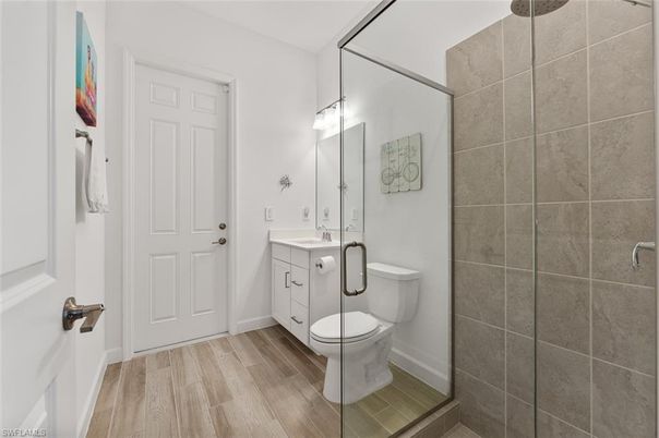 Bathroom, Interior, Wood Texture Flooring