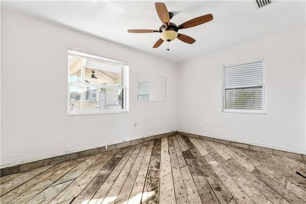 Empty room, Interior, Wood Texture Flooring