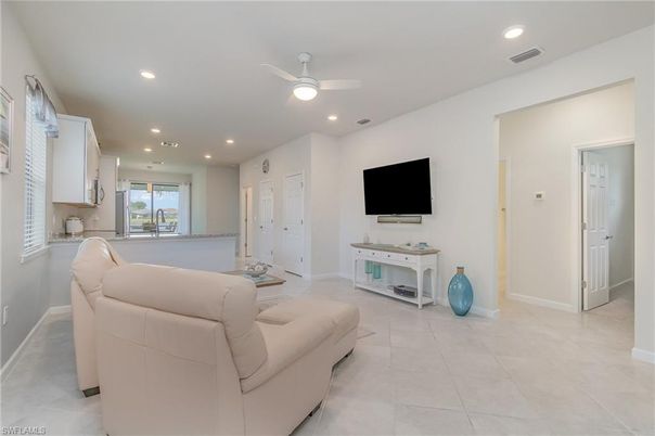 Interior, Living room, Recessed Lighting