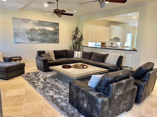 Interior, Kitchen, Living room, Recessed Lighting