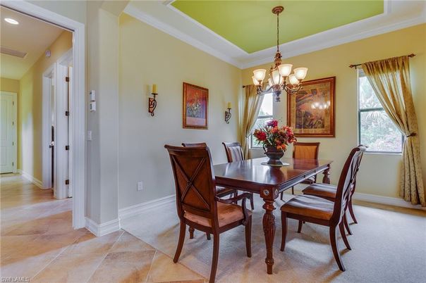 Chandelier, Dining room, Interior, Recessed Lighting