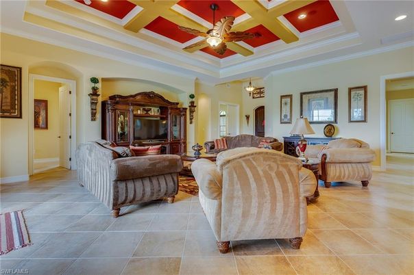 Interior, Living room, Recessed Lighting