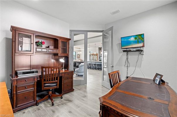 Home Office, Interior, Wood Texture Flooring