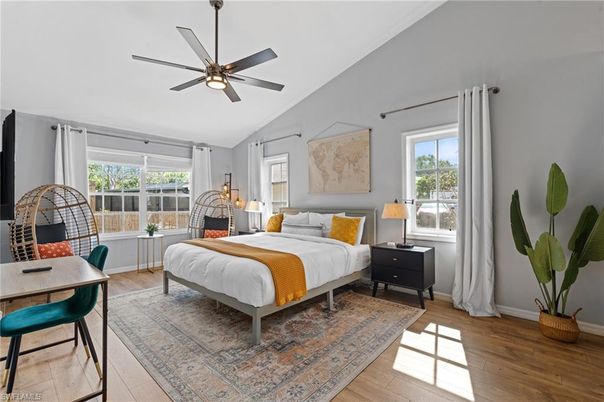 Bedroom, Interior, Wood Texture Flooring
