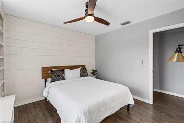 Bedroom, Interior, Wood Texture Flooring