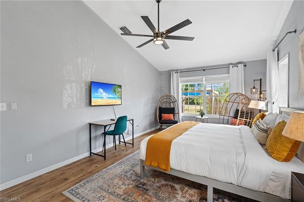 Bedroom, Interior, Wood Texture Flooring