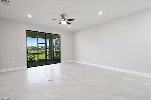 Empty room, Interior, Recessed Lighting