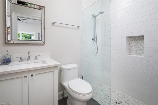Bathroom, Glass Shower, Interior