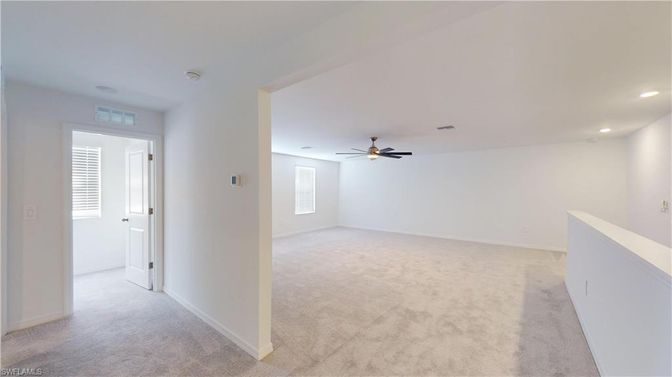 Empty room, Interior, Recessed Lighting