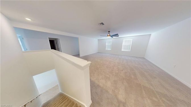 Empty room, Interior, Recessed Lighting