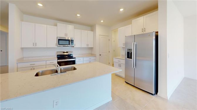 Interior, Kitchen, Recessed Lighting, Stainless Steel Appliances