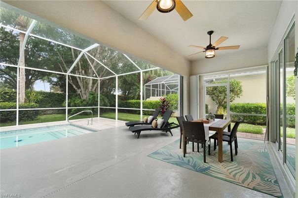 Dining room, Glass Ceilings, Interior, Pool, Sun Room