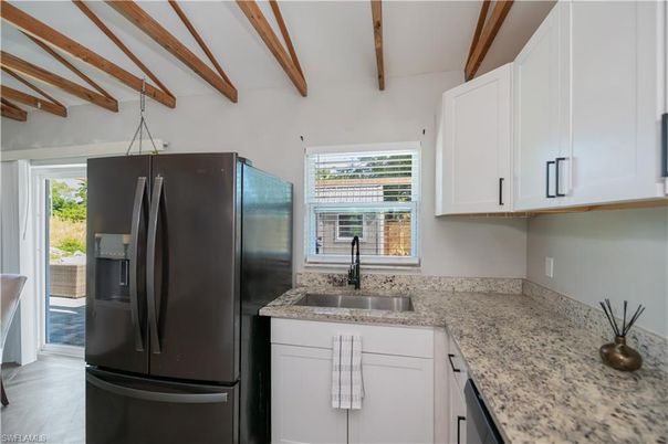 Interior, Kitchen, Wooden Beams, Wood Texture Flooring