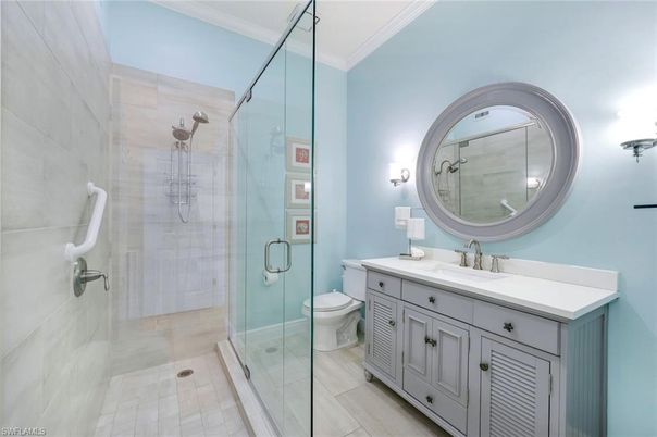 Bathroom, Glass Shower, Interior