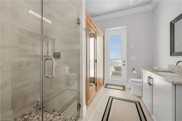 Bathroom, Glass Shower, Interior