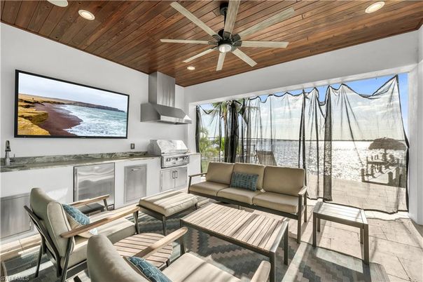 Interior, Living room, Recessed Lighting, Wooden Ceilings