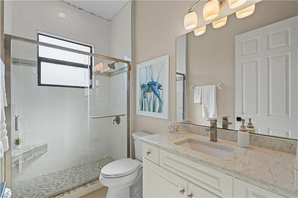 Bathroom, Glass Shower, Interior
