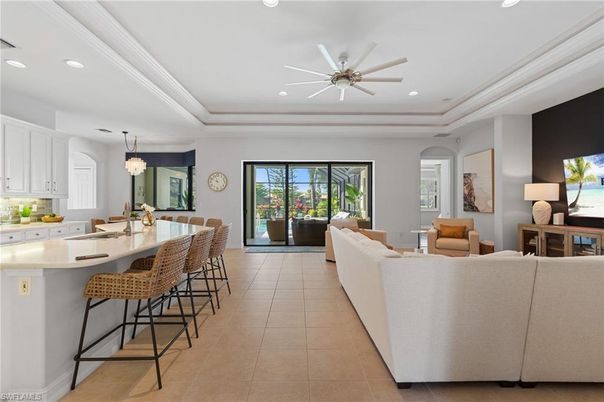 Interior, Kitchen, Living room, Pendant Lights, Recessed Lighting
