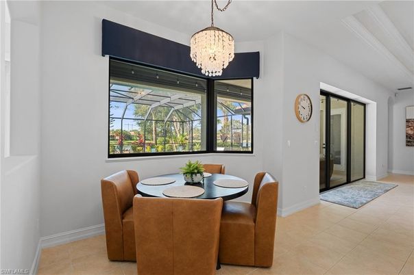 Chandelier, Dining room, Interior, Sun Room