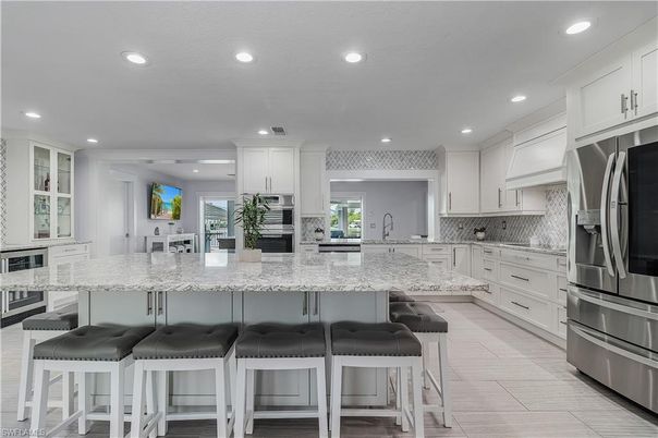 Interior, Kitchen, Recessed Lighting, Stainless Steel Appliances