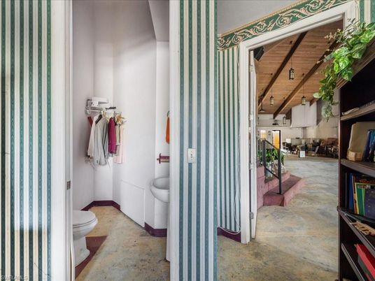 Bathroom, Interior, Wooden Beams, Wooden Ceilings