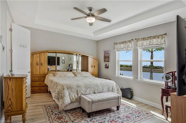 Bedroom, Interior, Water, Wood Texture Flooring