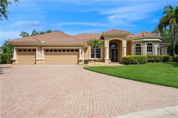 Attached, Backyard, Exterior, Facade, Mediterranean