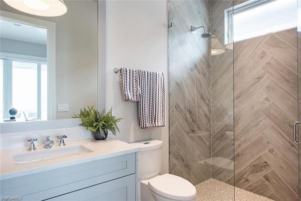 Bathroom, Glass Shower, Interior