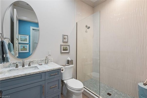 Bathroom, Glass Shower, Interior