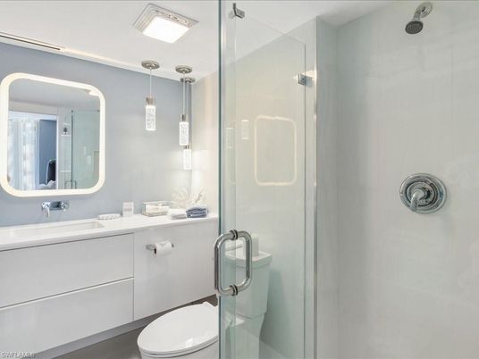 Bathroom, Glass Shower, Interior