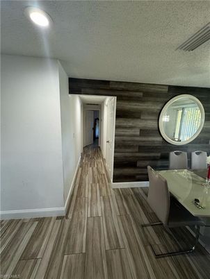 Interior, Recessed Lighting, Wood Texture Flooring, Wooden Walls