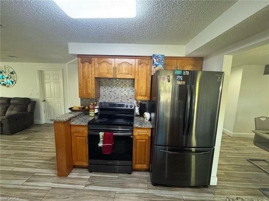 Interior, Kitchen, Wood Texture Flooring