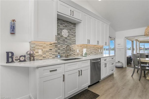 Dining room, Interior, Kitchen, Stone Walls, Wood Texture Flooring