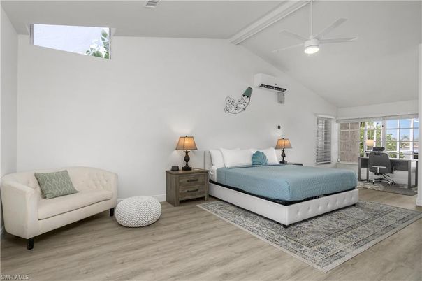 Bedroom, Home Office, Interior, Wood Texture Flooring