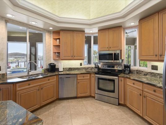 Interior, Kitchen, Recessed Lighting, Stainless Steel Appliances