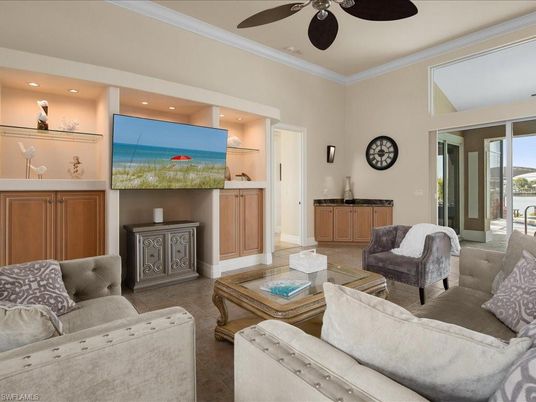 Interior, Living room, Recessed Lighting