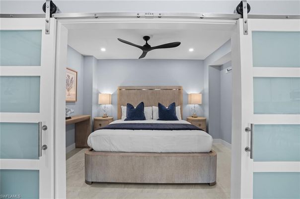Bedroom, Interior, Recessed Lighting