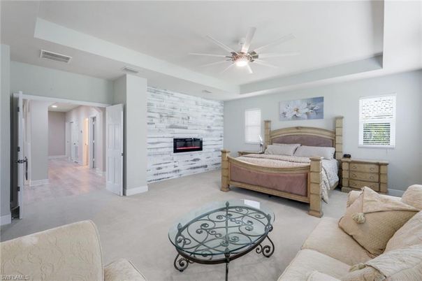 Bedroom, Fireplace, Interior, Stone Walls